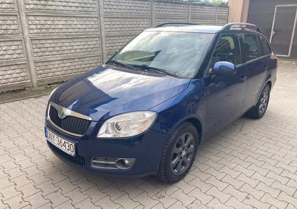 Skoda Fabia cena 19900 przebieg: 156000, rok produkcji 2008 z Nysa małe 277